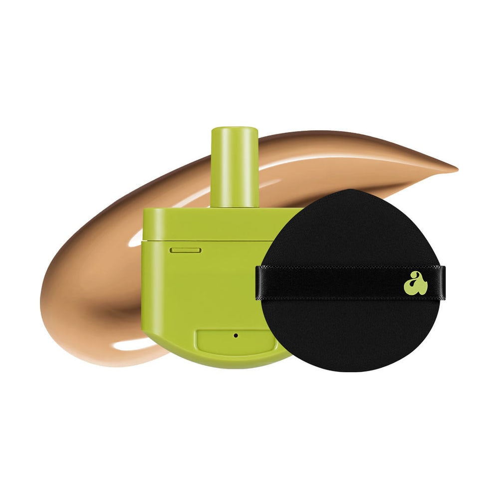 UNLEASHIA SATIN WEAR HEALTHY-GREEN CUSHION RE-FEEL 23W BISQUE (+ PUFF) 15G
