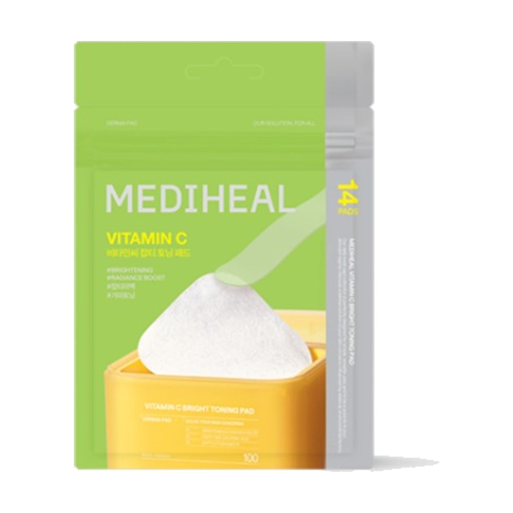MEDIHEAL VITAMIN C BRIGHT TONING PAD AD 32ML (14PADS)