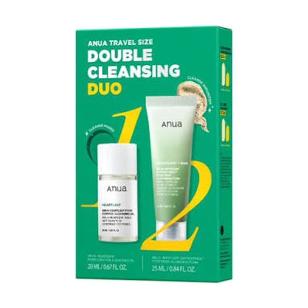 ANUA TRAVEL SIZE DOUBLE CLEANSING DUO 클렌징오일20ML+폼25ML