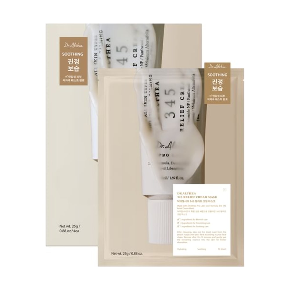 DR.ALTHEA 345 RELIEF FACE MASK 25G X 4EA