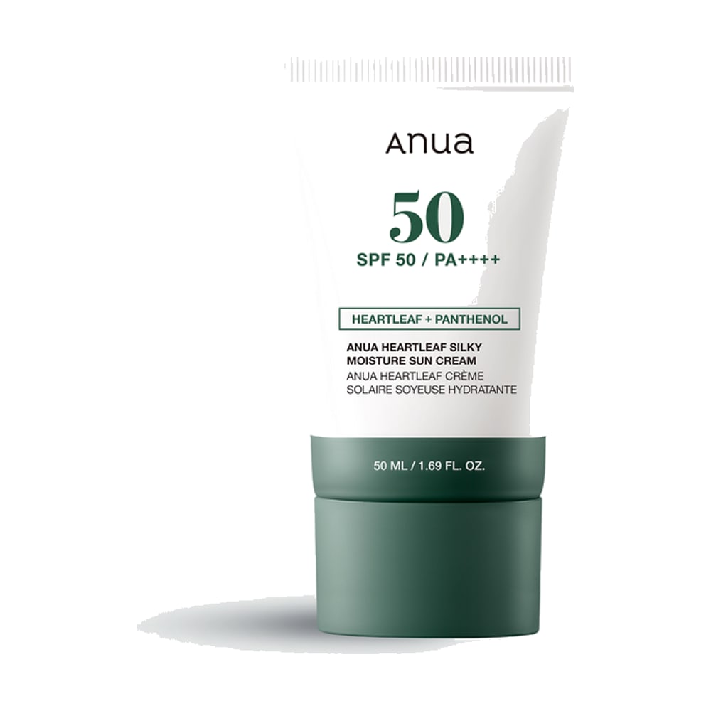 ANUA HEARTLEAF SILKY MOISTURE SUNCREAM 50ML