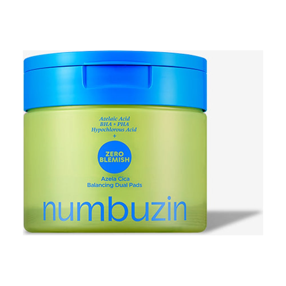 NUMBUZIN NO.0 ZERO BLEMISH AZELA CICA BALANCING DUAL PADS 210ML 60 PADS