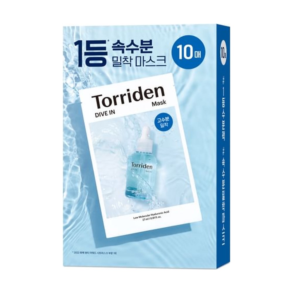 TORRIDEN DIVE IN MASK PACK 10PCS 27ML X 10EA