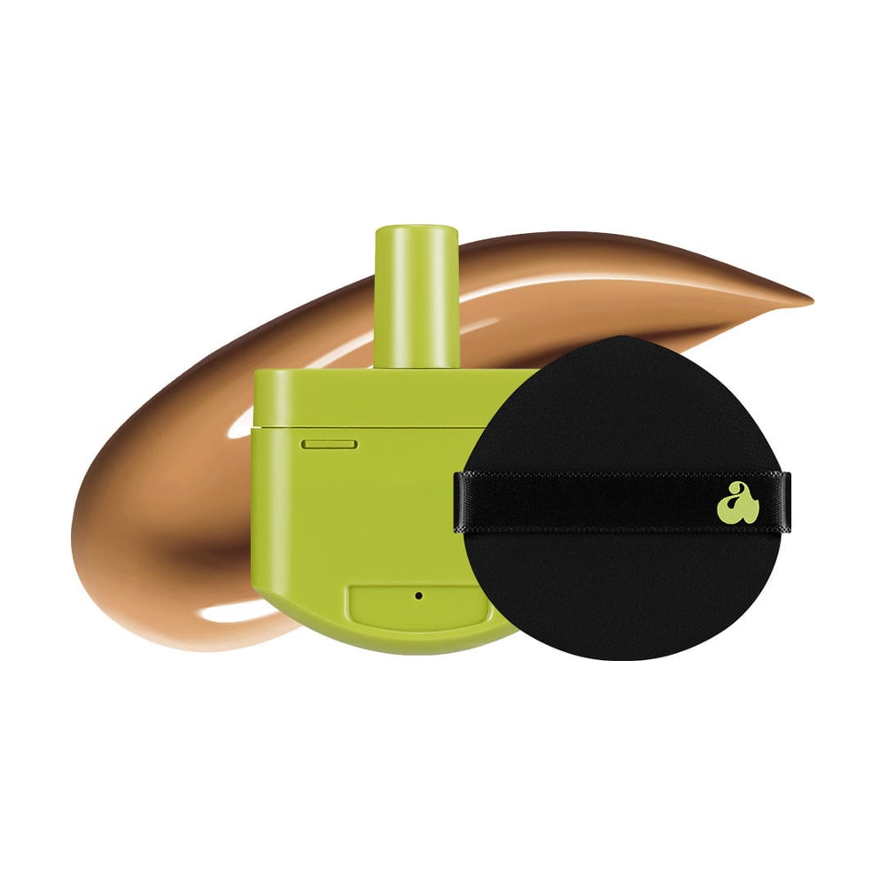 UNLEASHIA SATIN WEAR HEALTHY-GREEN CUSHION RE-FEEL 32N MIDDLE HONEY (+ PUFF) 15G