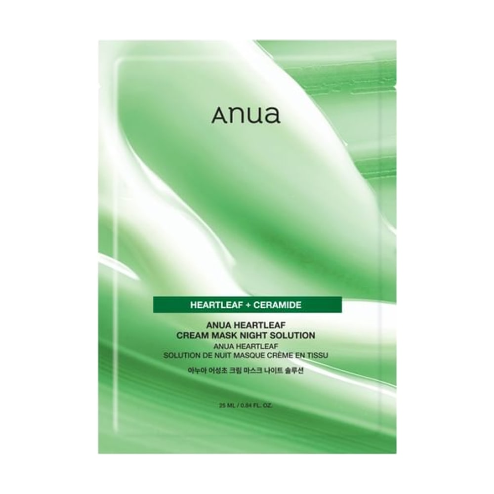 ANUA HEARTLEAF CREAM MASK NIGHT SOLUTION 25ML (1PC)
