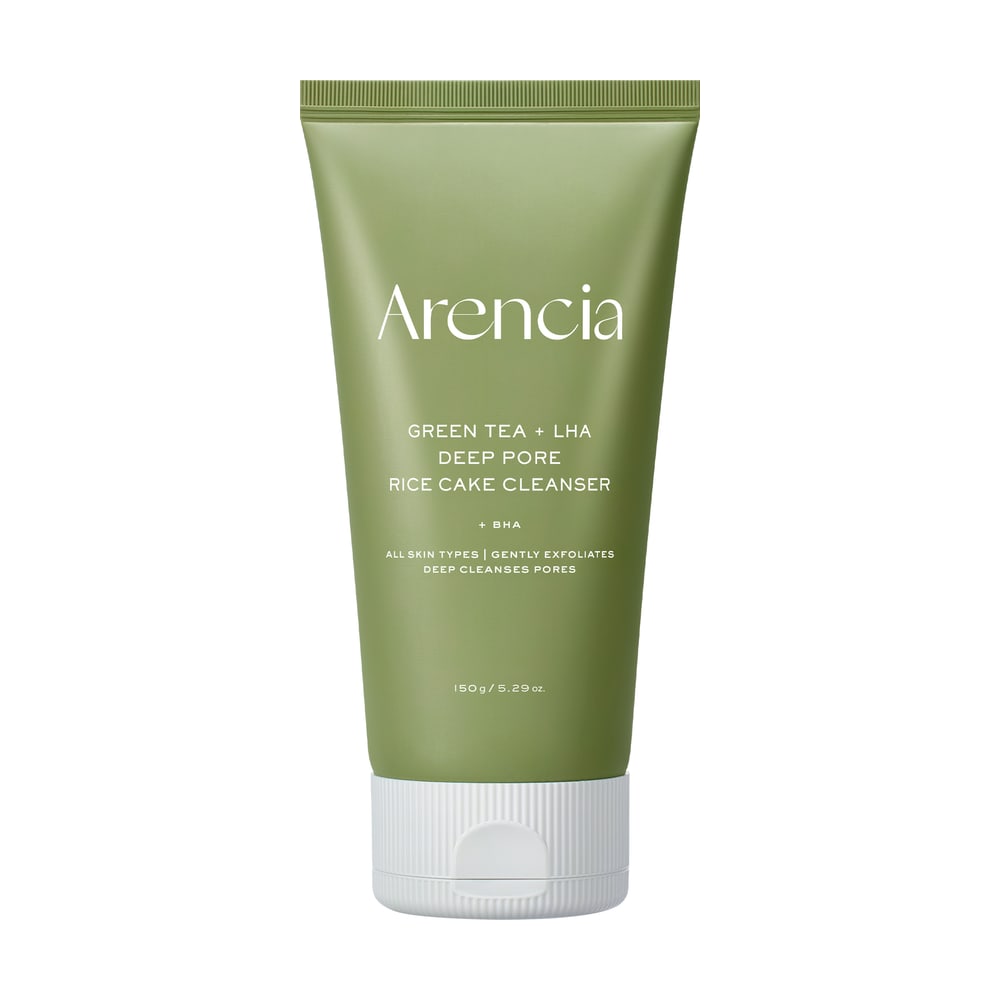 ARENCIA GREEN TEA + LHA DEEP PORE RICE CAKE CLEANSER 150G