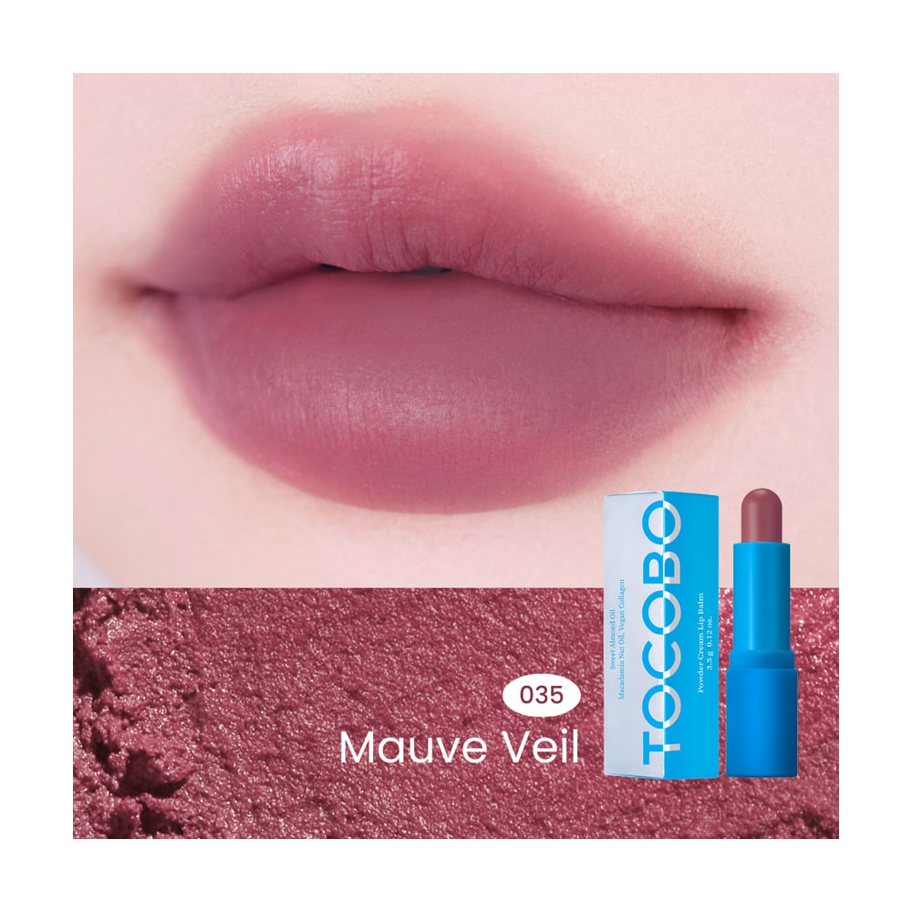 TOCOBO POWDER CREAM LIP BALM 035 MAUVE VEIL 3.5G