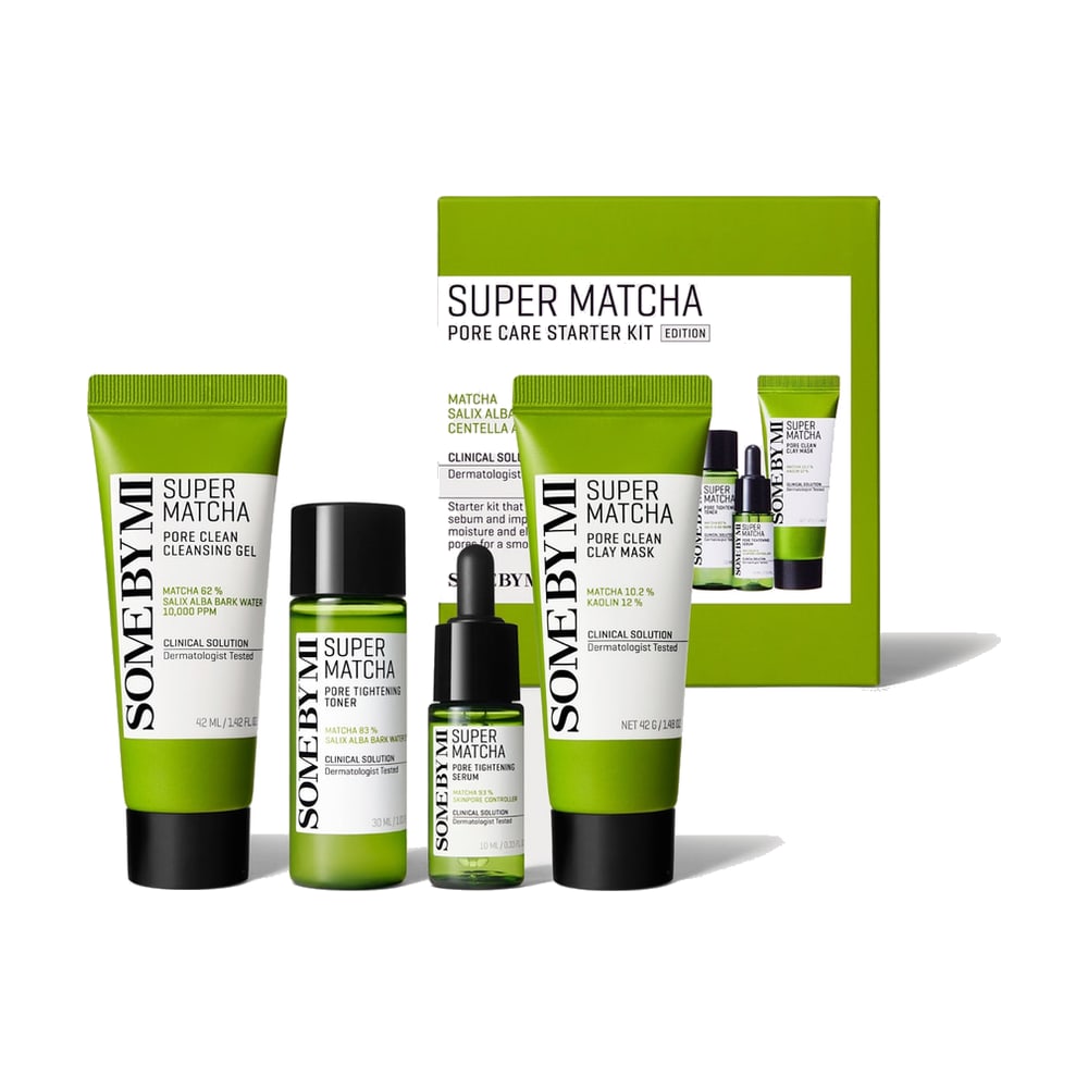 SOME BY MI SUPER MATCHA PORE CARE STARTER KIT 4SKUS
