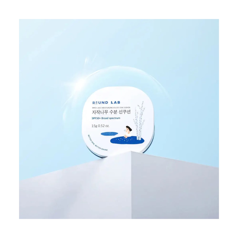 ROUND LAB BIRCH JUICE MOISTURIZING SUN CUSHION_15G