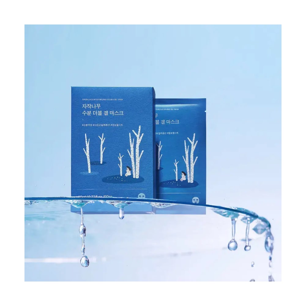 ROUND LAB BIRCH JUICE MOISTURIZING DOUBLE GEL MASK 23ML (10EA)