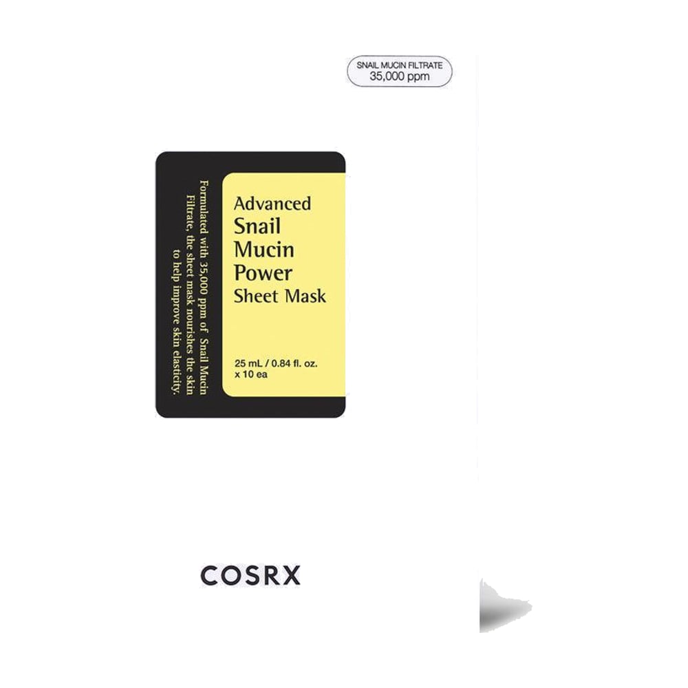 COSRX ADVANCED SNAIL MUCIN POWER ESSENCE SHEET MASK 25ML X 10EA