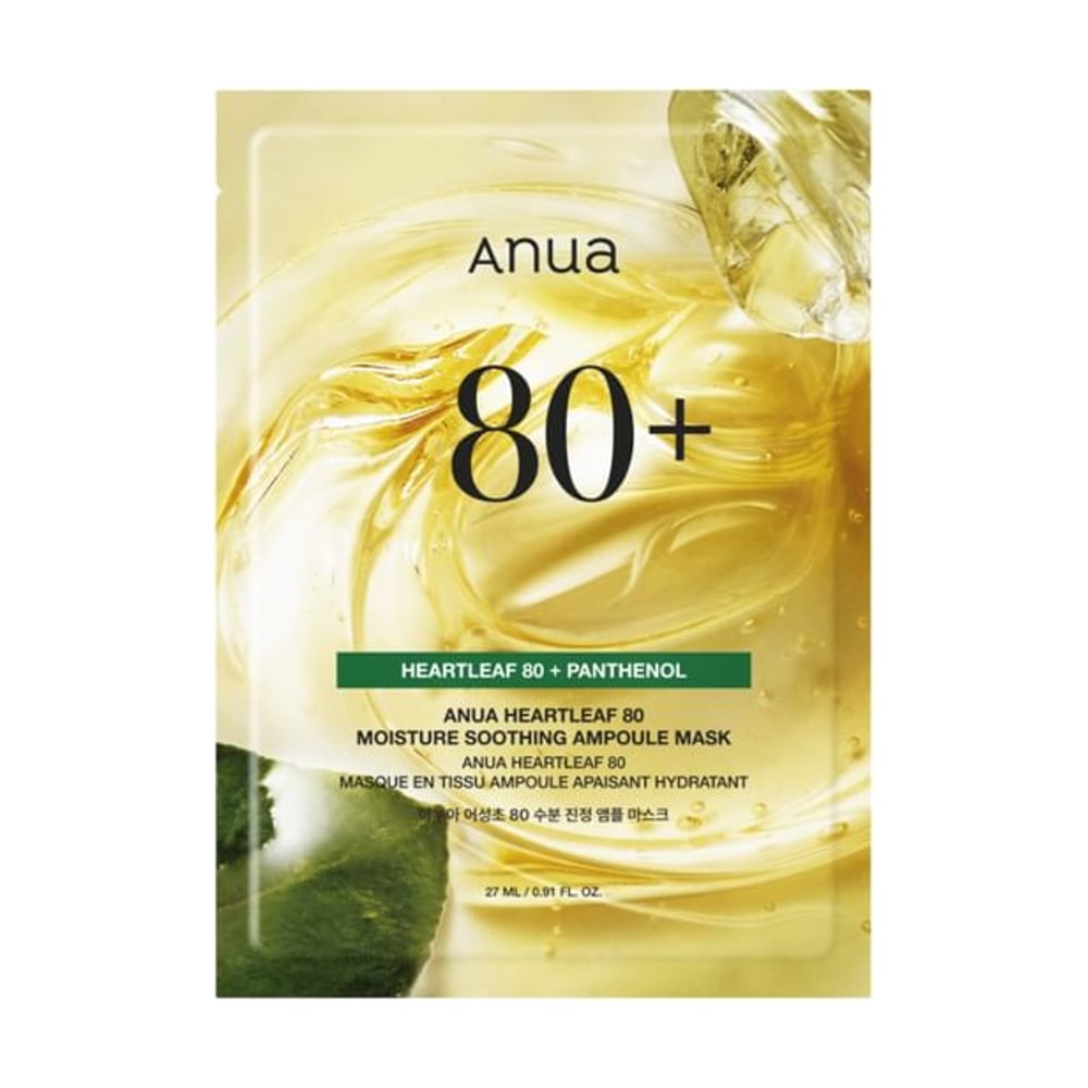 ANUA HEARTLEAF 80% AMPOULE MASK 27ML_(1PC)