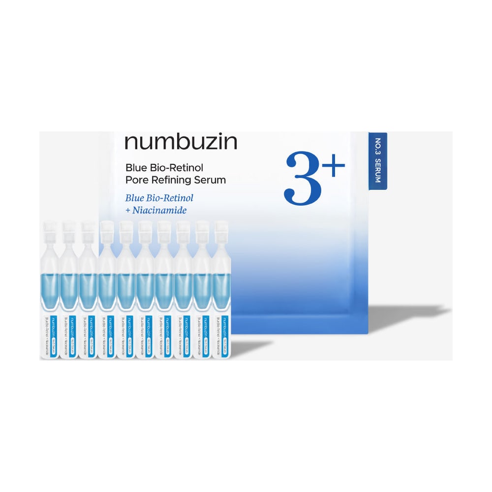 NUMBUZIN NO.3 BLUE BIO-RETINOL PORE REFINING SERUM 1.3ML X 10EA
