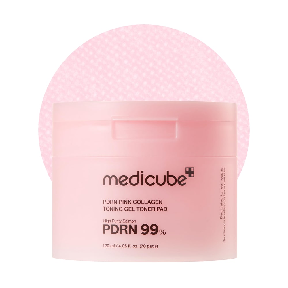 MEDICUBE PDRN PINK COLLAGEN TONING GEL PAD 70PCS 120ML70PCS