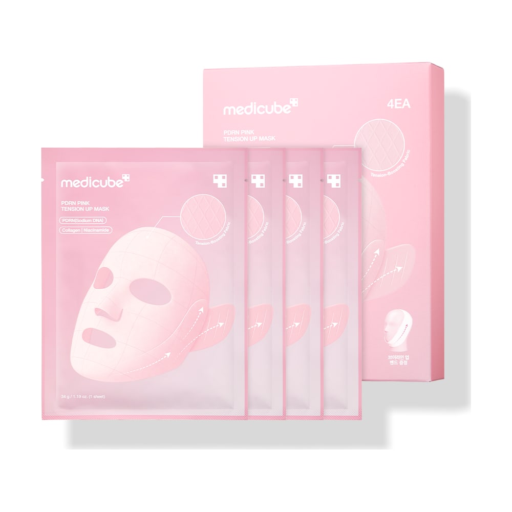 MEDICUBE PDRN PINK LIFT UP MASK BOX SET 34G*4