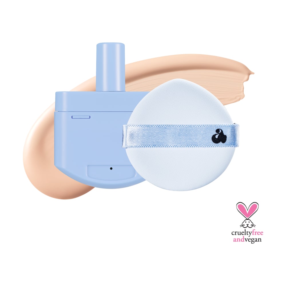 UNLEASHIA BABE SKIN BABY BLUE CUSHION RE-FEEL 21N FLUFFY (+ PUFF) 15G