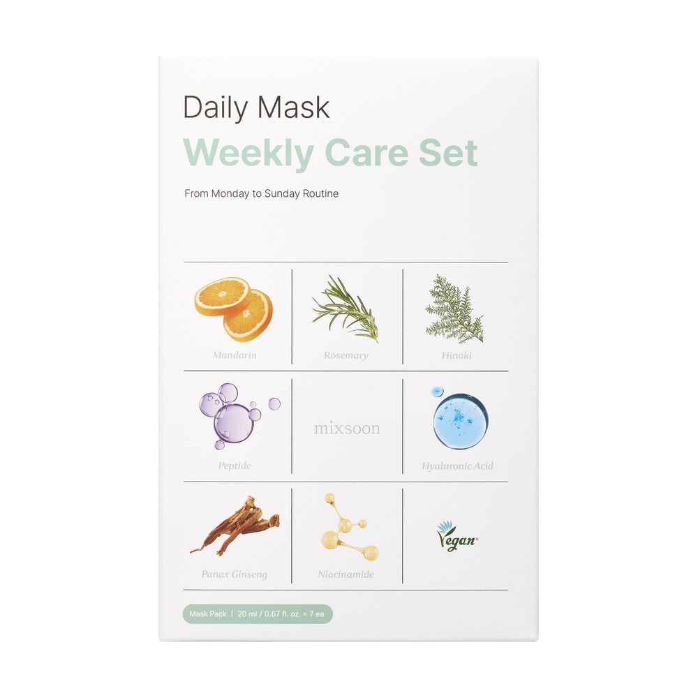 MIXSOON DAILY MASK WEEKLY CARE SET 20ML*7EA