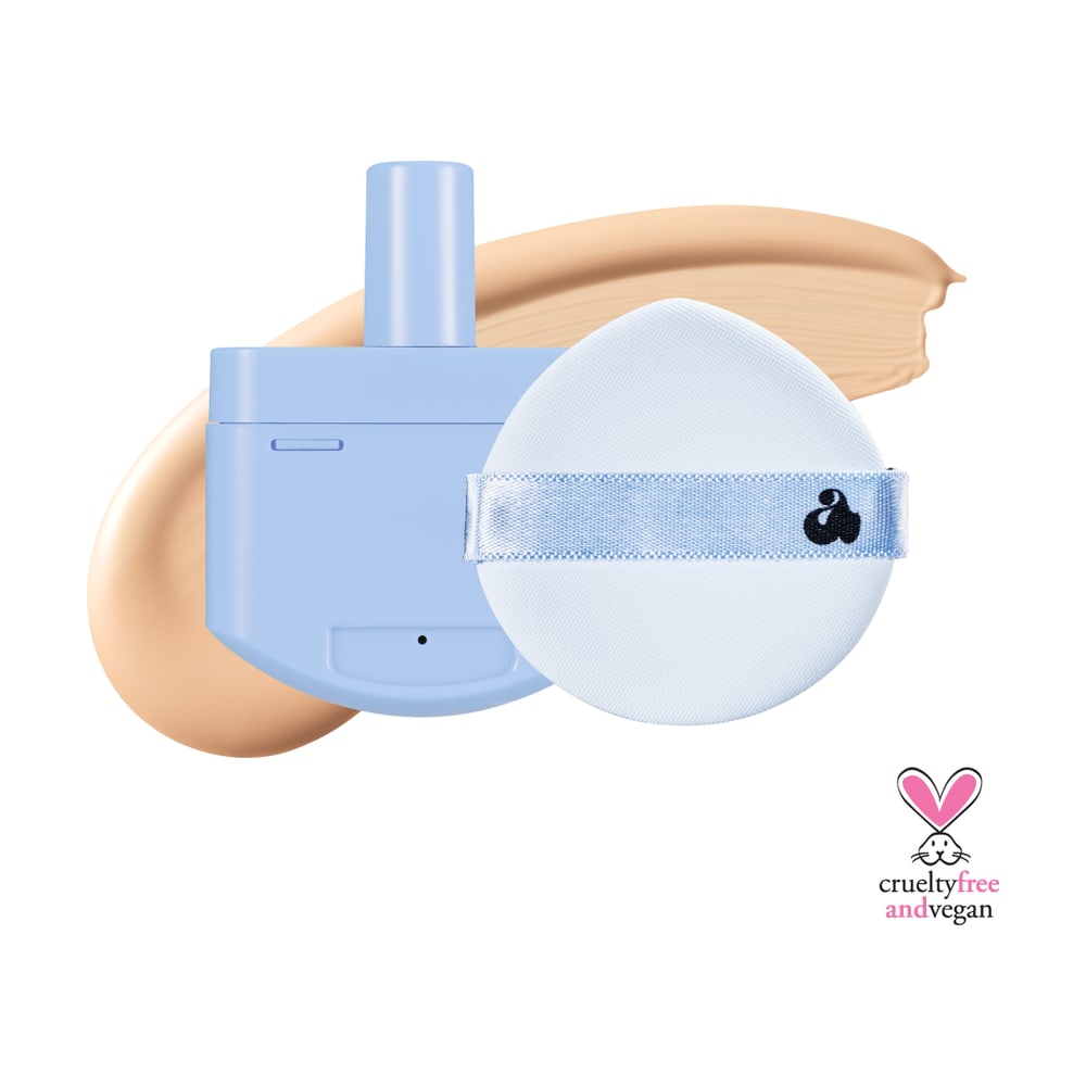UNLEASHIA BABE SKIN BABY BLUE CUSHION RE-FEEL 22N MELLOW (+ PUFF) 15G