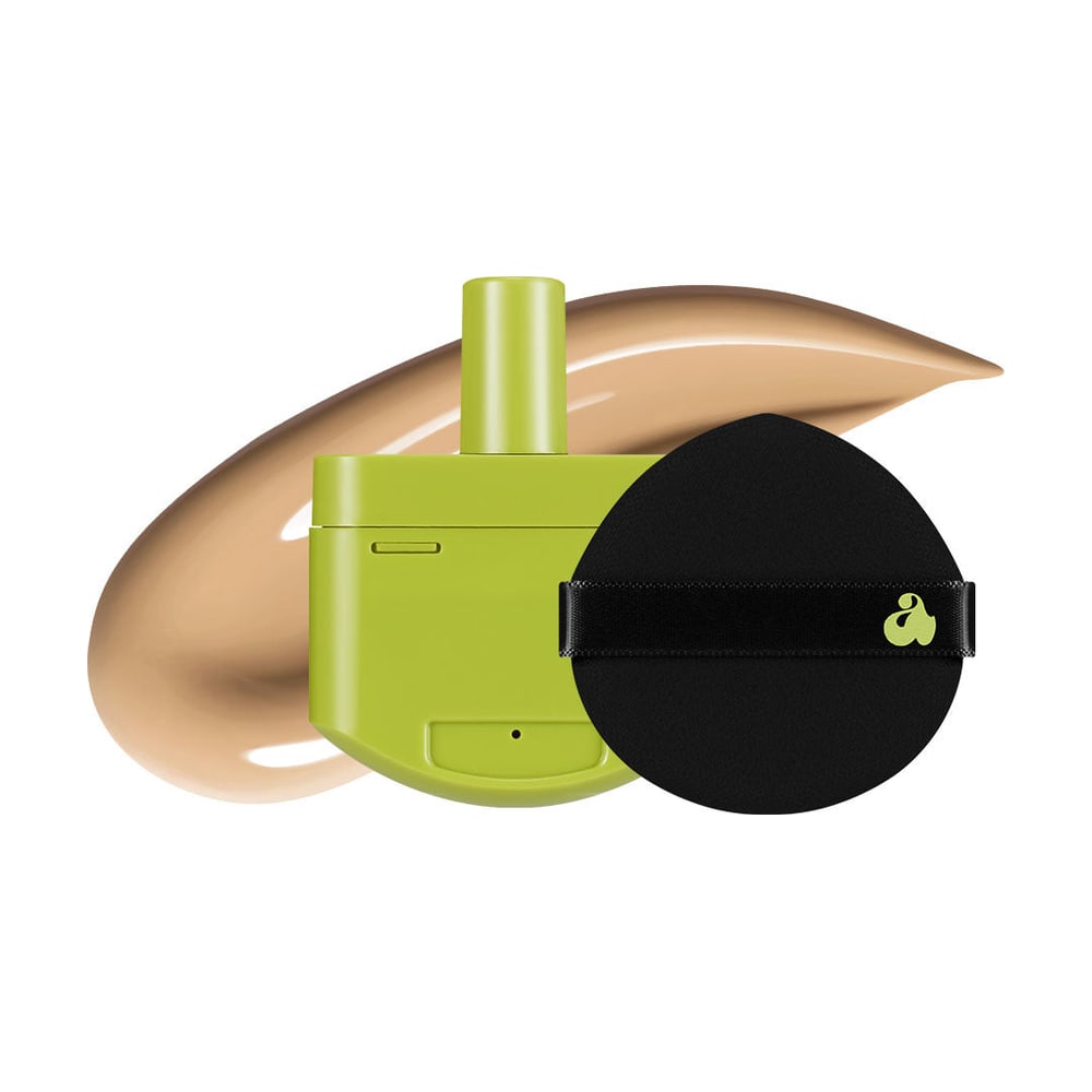 UNLEASHIA SATIN WEAR HEALTHY-GREEN CUSHION RE-FEEL 22N SIENNA (+ PUFF) 15G