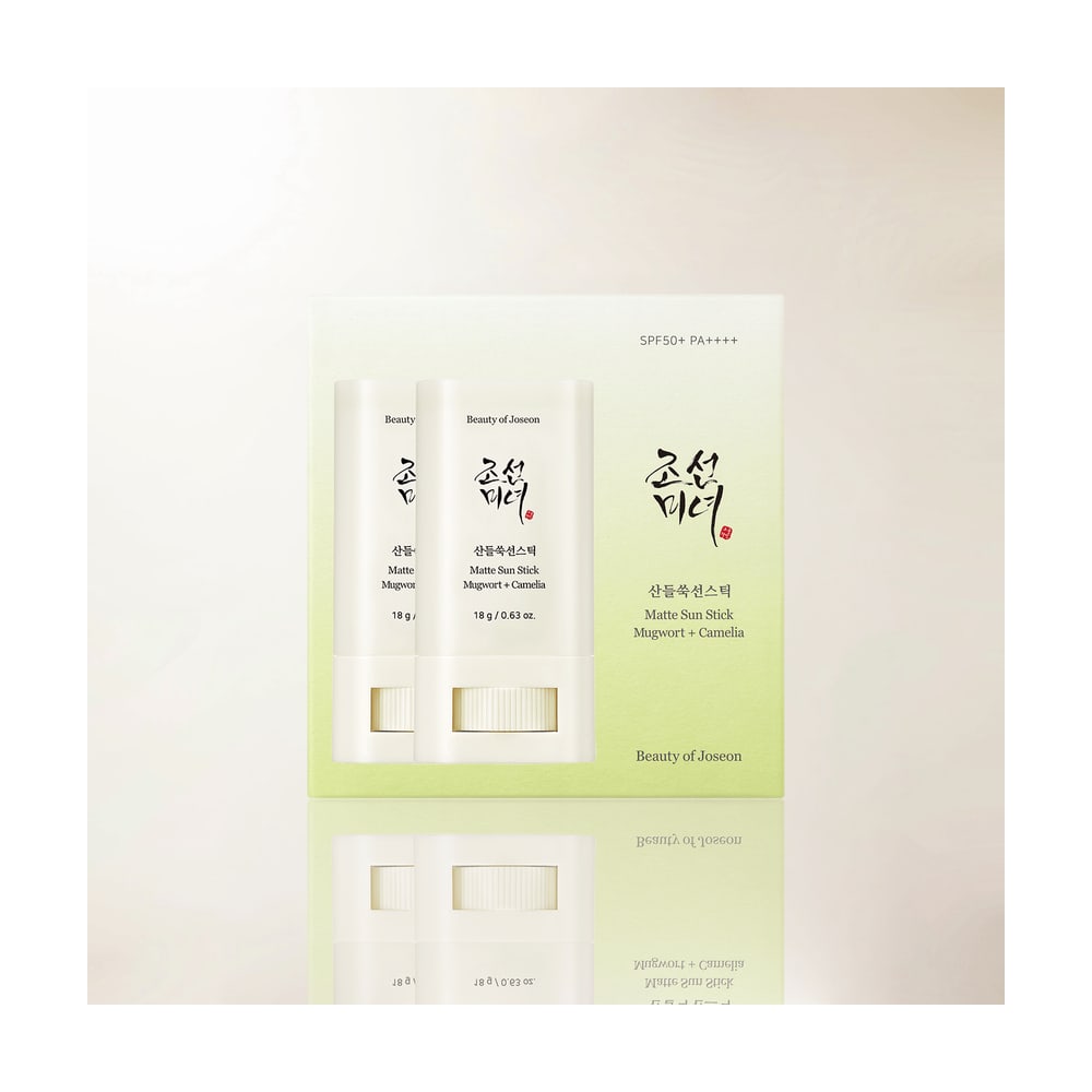 BEAUTY OF JOSEON MATTE SUN STICK : MUGWORT+CAMELIA 18G