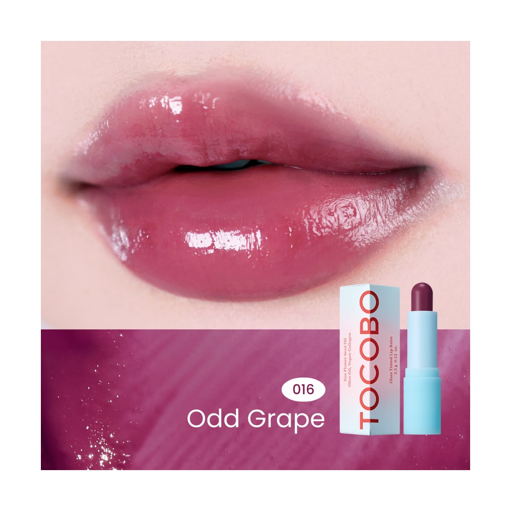 TOCOBO GLASS TINTED LIP BALM 016 ODD GRAPE 3.5G