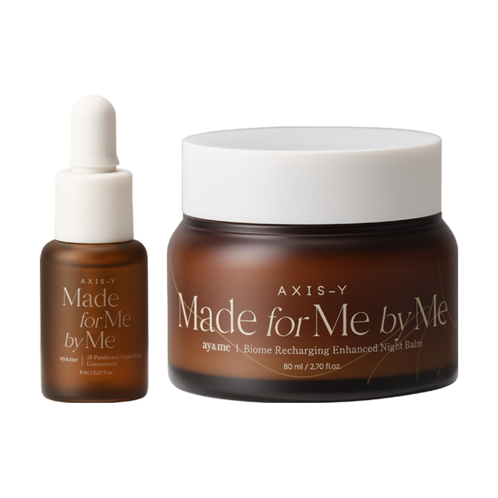 AXIS-Y BIOME RECHARGING NIGHT RENEWAL SET - BIOME RECHARGING ENHANCED NIGHT 80ML - 10 PANTHENOL SUPPORTING CONCENTRATE 8ML