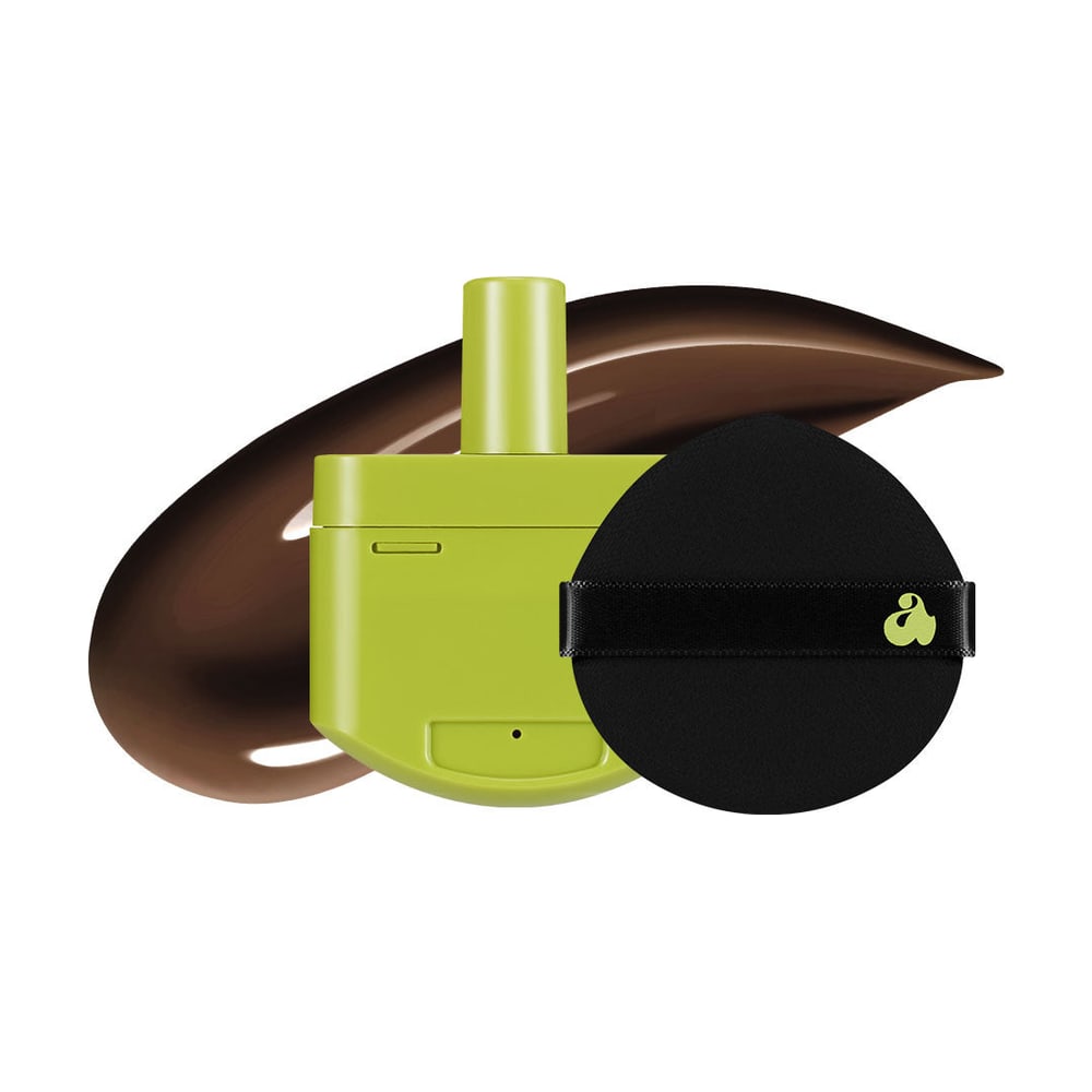 UNLEASHIA SATIN WEAR HEALTHY-GREEN CUSHION RE-FEEL 51N CHOCO FUDGE (+ PUFF) 15G