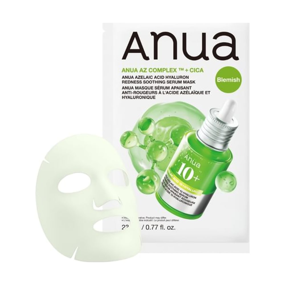 ANUA AZELAIC ACID HYALURON REDNESS SOOTHING SERUM MASK 23ML(1PC)