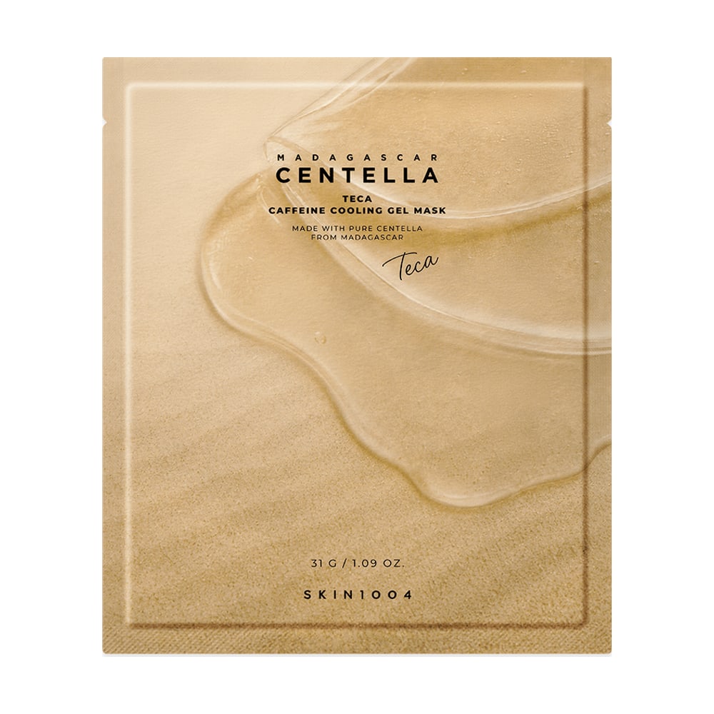 SKIN1004 MADAGASCAR CENTELLA TECA CAFFEINE COOLING GEL MASK 31G 1EA