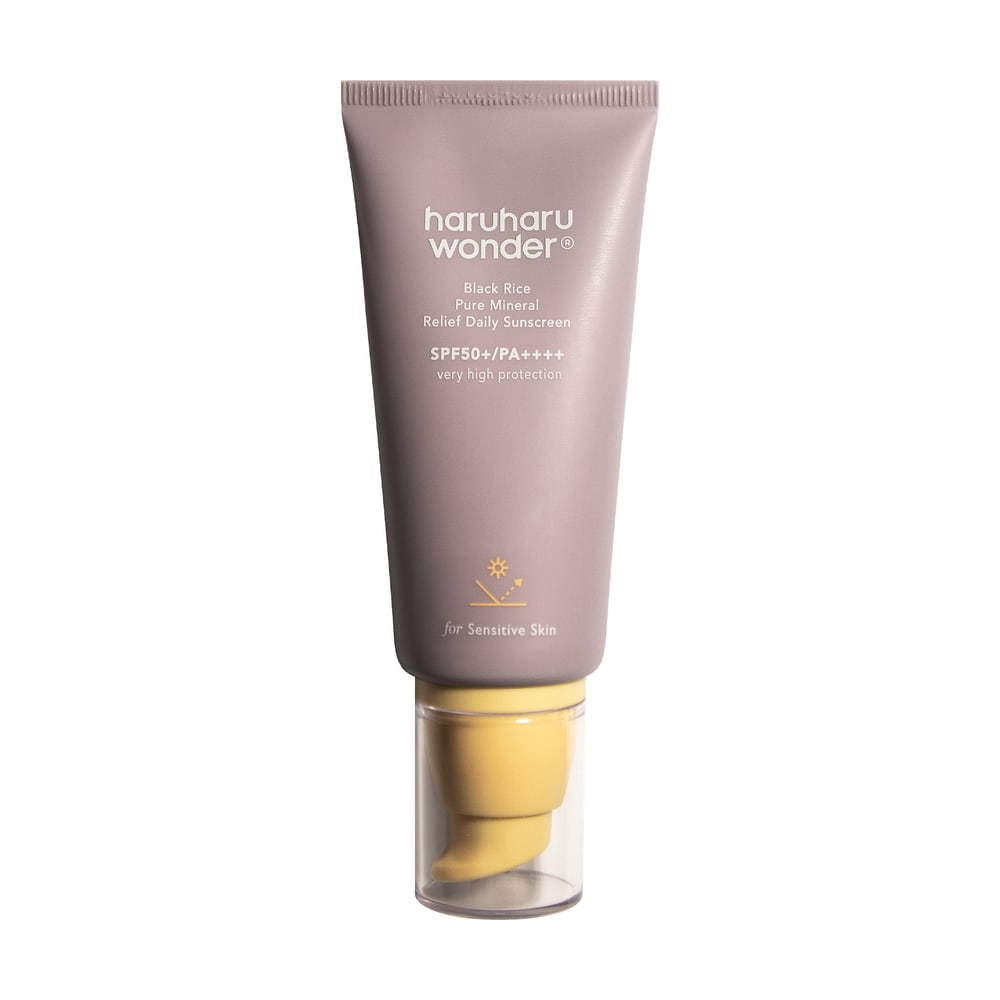 HARUHARU WONDER BLACK RICE PURE MINERAL RELIEF DAILY SUNSCREEN SPF50+/PA++++ 50ML