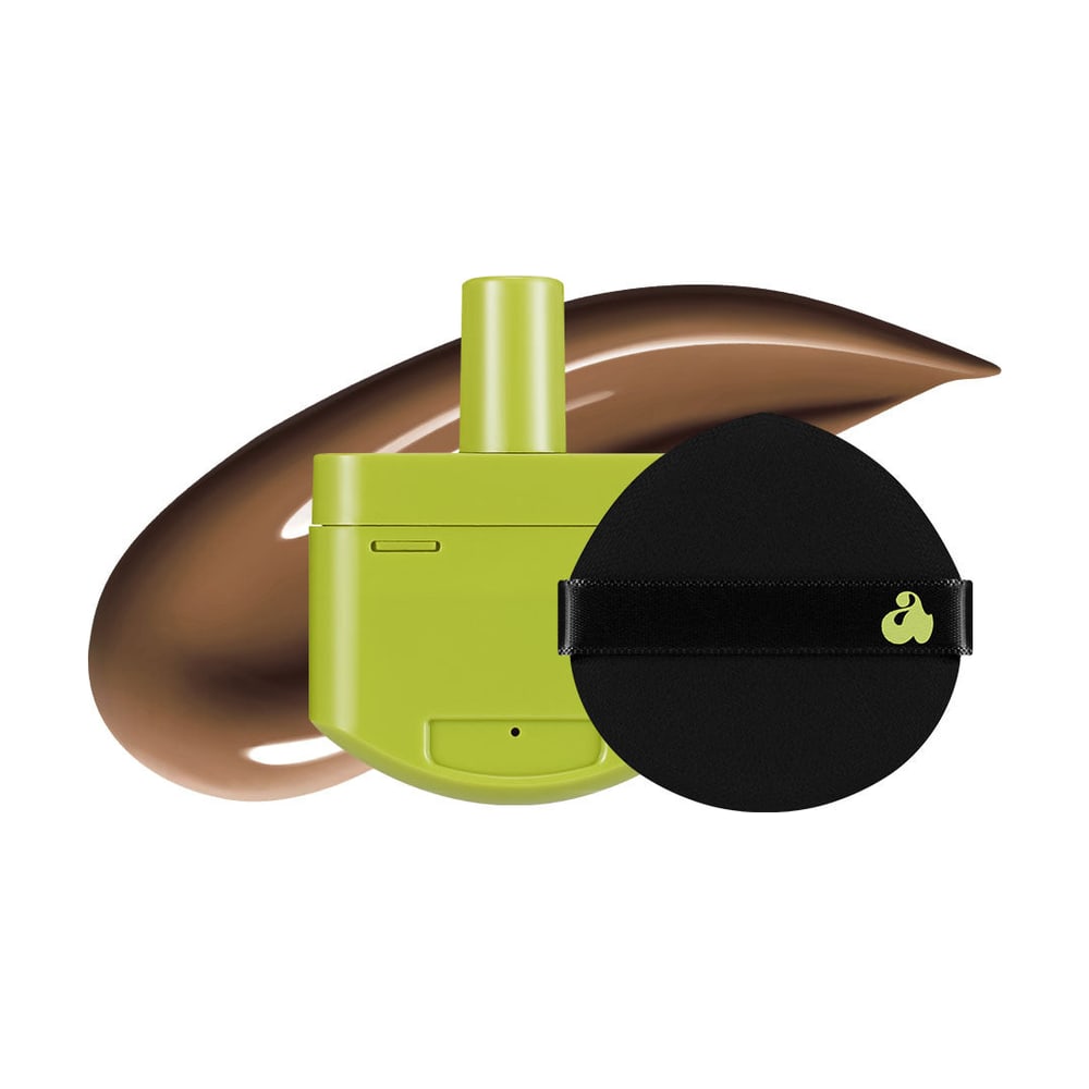 UNLEASHIA SATIN WEAR HEALTHY-GREEN CUSHION RE-FEEL 38N SUN STREAM (+ PUFF) 15G