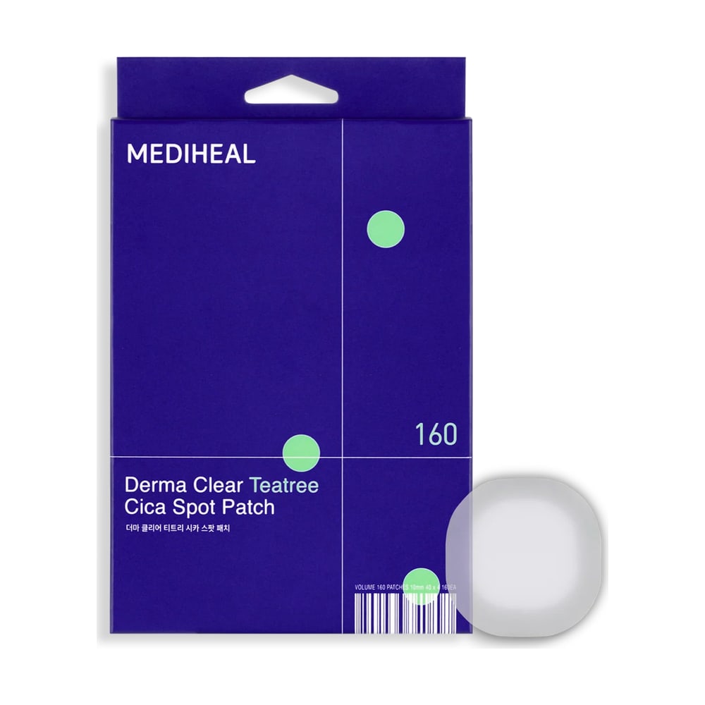 MEDIHEAL DERMA CLEAR TEATREE CICA SPOT PATCH (4POUCH) 160PATCH(40*4POUCH)