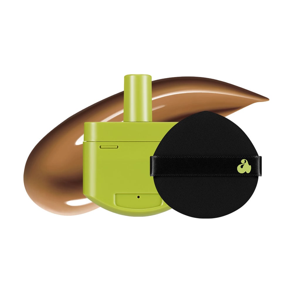 UNLEASHIA SATIN WEAR HEALTHY-GREEN CUSHION RE-FEEL 35N TOFFEE (+ PUFF) 15G