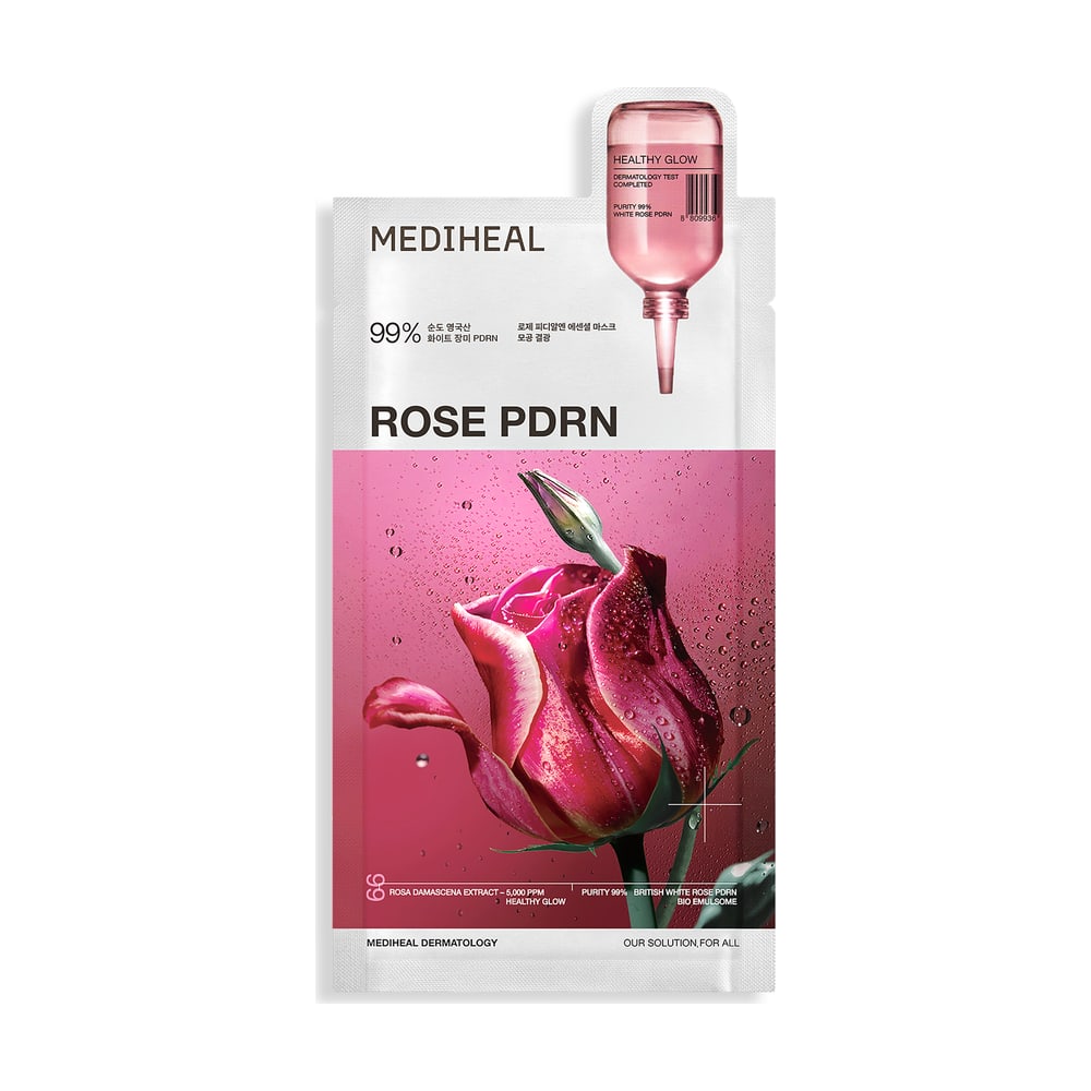 MEDIHEAL ROSE PDRN ESSENTIAL MASK_HEALTHY GLOW X 10 (CASE10)