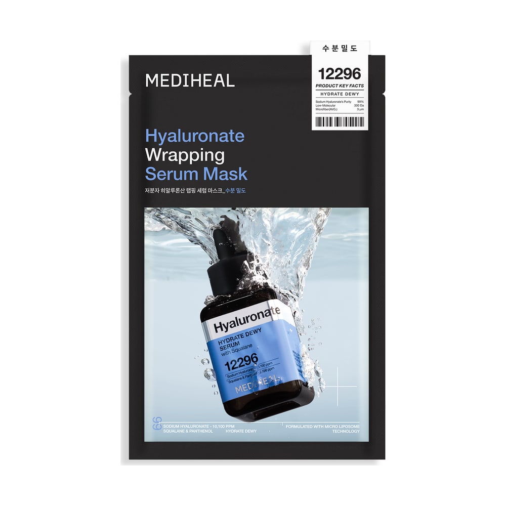MEDIHEAL HYALURONATE WRAPPING SERUM MASK_HYDRATE DEWY X 10 (CASE10)