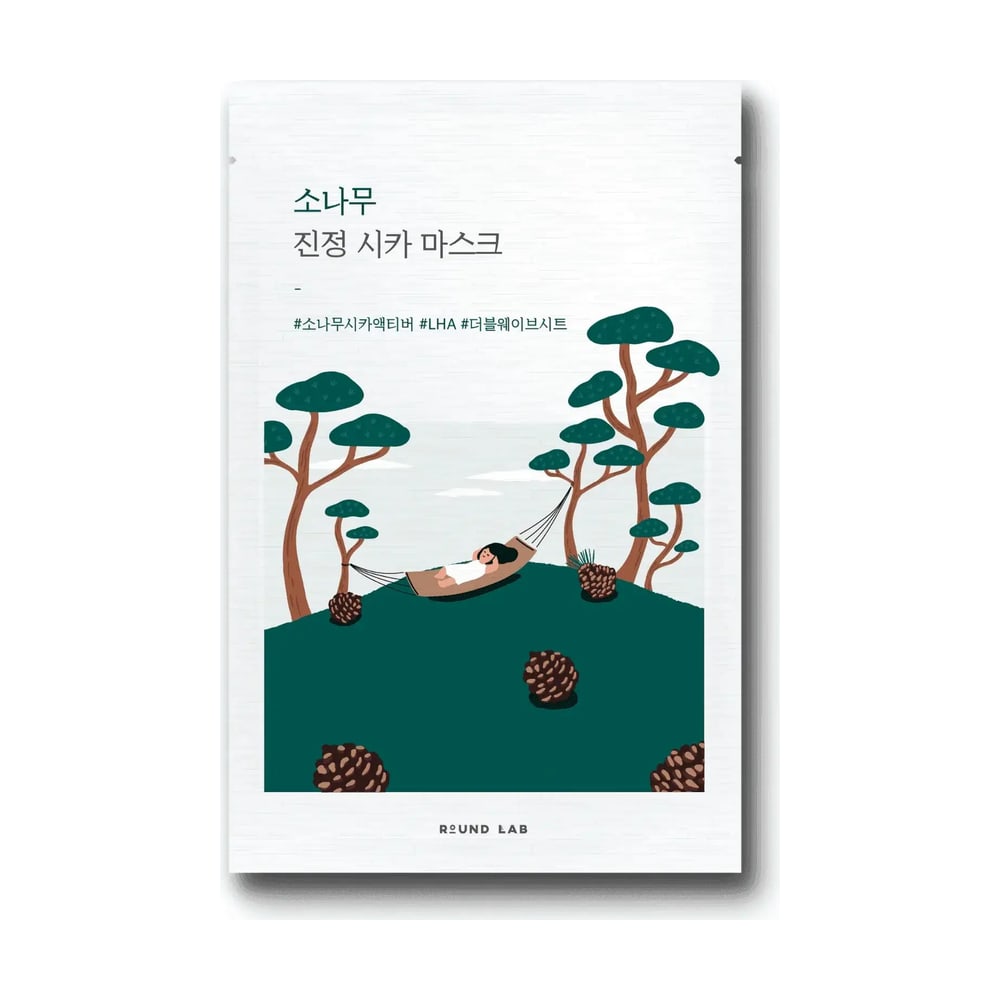 ROUND LAB PINE CALMING CICA MASK_27ML (10EA)