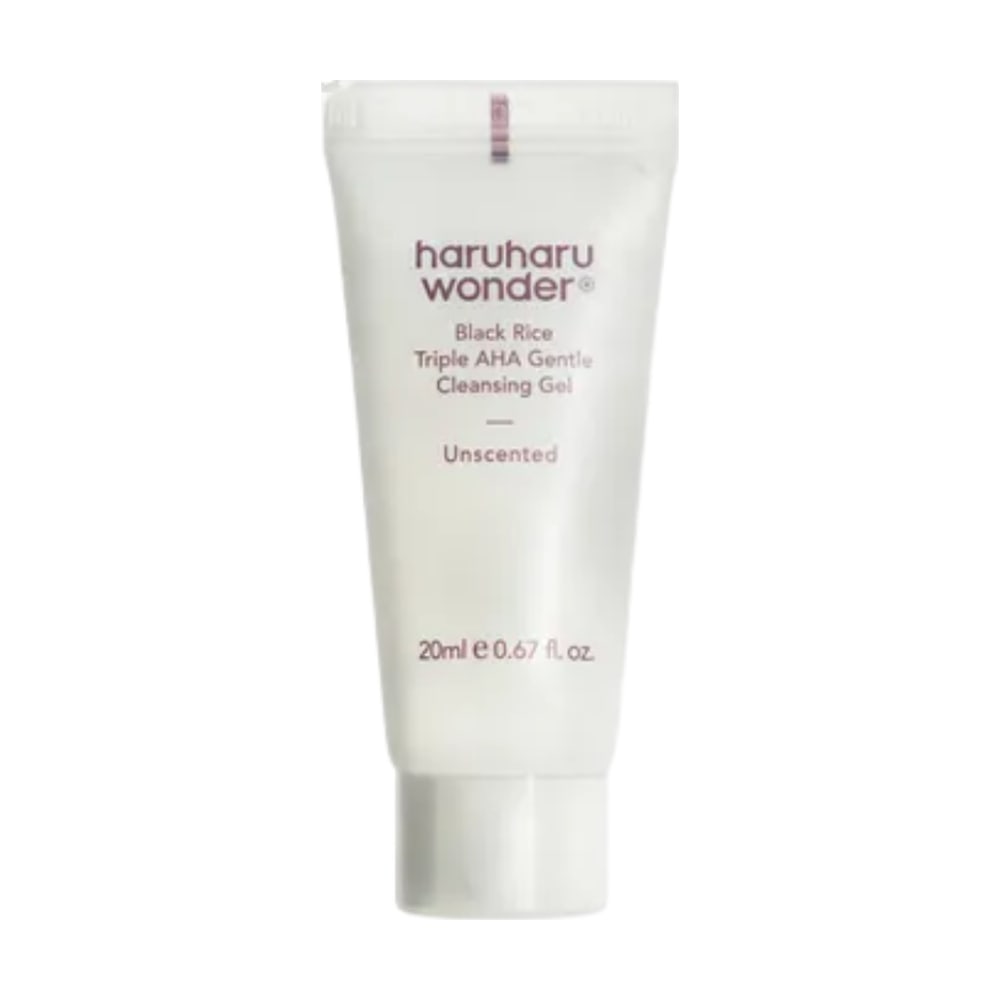 HARUHARU WONDER BLACK RICE TRIPLE AHA GENTLE CLEANSING GEL MINI 20ML